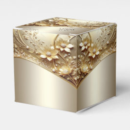 Para Regalos Caja de regalo moderna ornamentada con flores de o