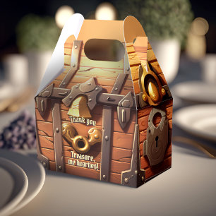 Para Regalos Caja de regalo plegable del tesoro pirata de Yo-Ho