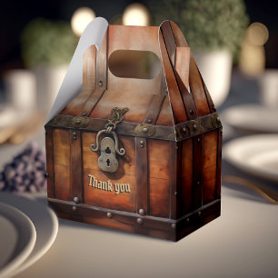 Para Regalos Caja de regalo plegable del tesoro pirata de Yo-Ho