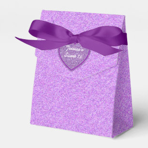 Para Regalos Caja de regalo púrpura del favor del dulce 16 del