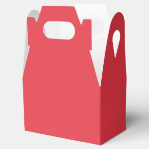 Para Regalos Caja de regalo roja de tomate con patrón dividido