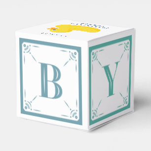 Para Regalos Caja de regalo sofisticada del bloque del bebé