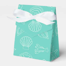 Para Regalos Caja de regalo Tropical Beach Shell Favor