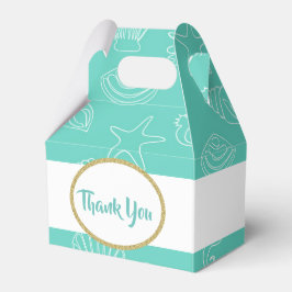 Para Regalos Caja de regalo Verde azulada de la cubierta del ma