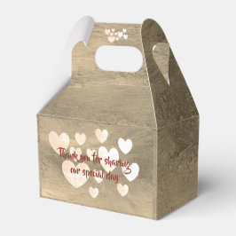 Para Regalos caja de tartas de boda por dalDesignNZ