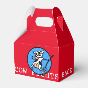 PARA REGALOS CAJA DE VACAS DIVERTIDAS COMBATIENDO LA CAJA DE FA