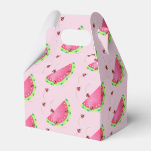 Para Regalos Caja de verduras de la sandía de Ladybug