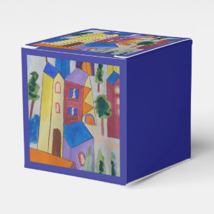 Para Regalos Caja de Villa de Verano Abstracta Favorita