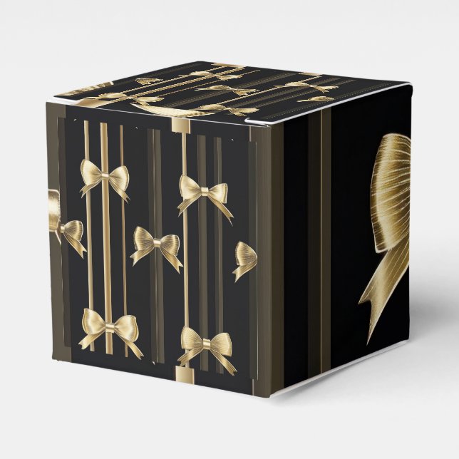 Para Regalos Caja decorativa de Golden Bow (Costado Anverso)