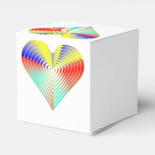 Para Regalos Caja del corazón del favorito de la boda del arcoi