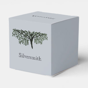 Para Regalos Caja del favor - árbol de familia con nombre