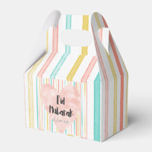 Para Regalos Caja del favor de Eid Mubarak (en colores pastel)