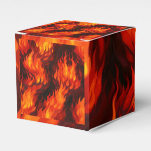 Para Regalos Caja del Favor de la Llama de Incendio