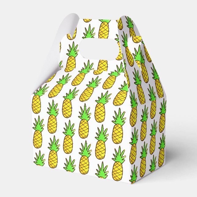 Para Regalos Caja del Favor de las piñas (Front Side)
