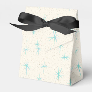 Para Regalos Caja del favor de Starbursts de la turquesa de la