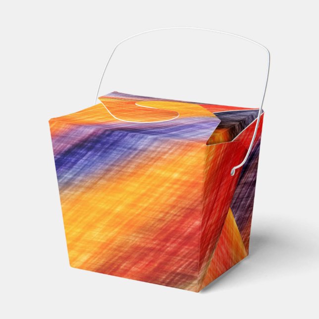 Para Regalos Caja del Favor del Amanecer Colores Resumen (Front Side)