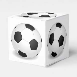 Para Regalos Caja del favor del balón de fútbol