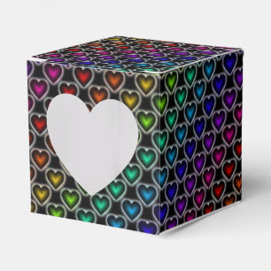 Para Regalos Caja del favor del corazón del modelo de los