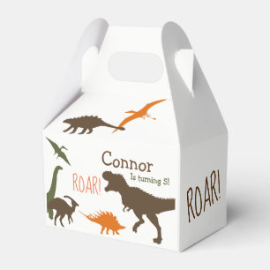 Para Regalos Caja del favor del dinosaurio