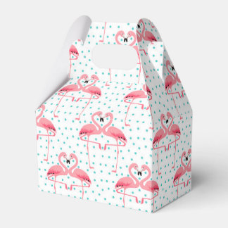 Para Regalos Caja del Favor del Flamingo