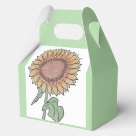 Para Regalos Caja del Favor del Girasol