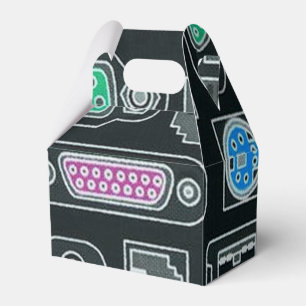 Para Regalos Caja del favor del modelo de la entrada del friki