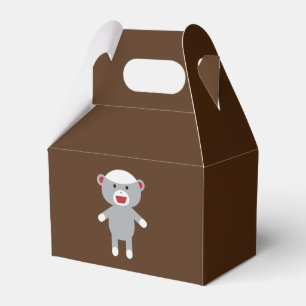 Para Regalos Caja del favor del mono del calcetín