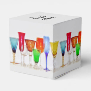 Para Regalos Caja del Favor del Vidrio