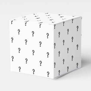 Para Regalos Caja del fiesta del signo de interrogación