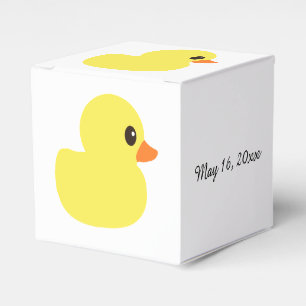 Para Regalos Caja "Ducky" de goma del favor