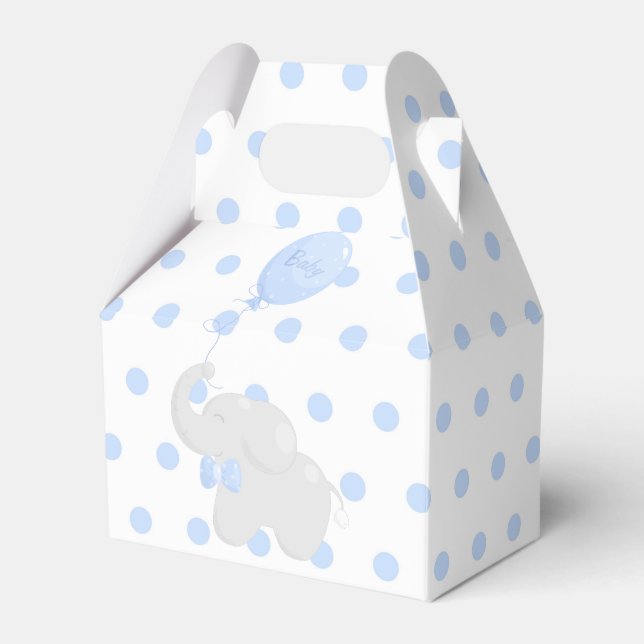 Para Regalos Caja dulce Baby Shower Boy Blue (Front Side)