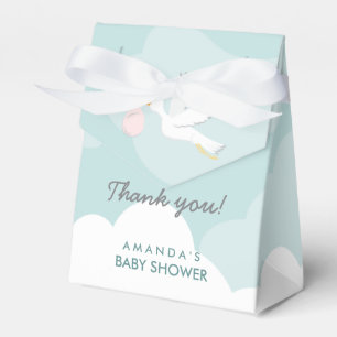 Para Regalos Caja dulce del favor de Baby Shower de la cigüeñ
