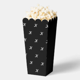 Para Regalos Caja inicial de palomitas (blanco y negro)