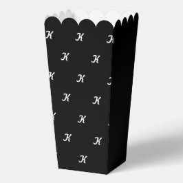 Para Regalos Caja inicial de palomitas (blanco y negro)