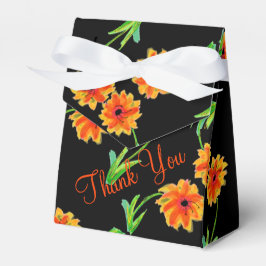 Para Regalos Caja naranja de Favor Floral
