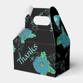 Para Regalos Caja negra de favores invitados