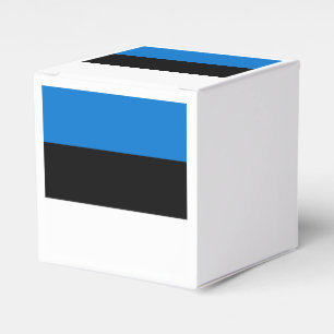 Para Regalos Caja patriótica con bandera de Estonia