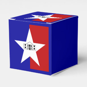Para Regalos Caja patriótica con bandera de San Antonio