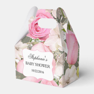 Para Regalos Caja personalizada floral del favor de los ramos