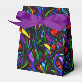 Para Regalos Caja Psicodelic De Vidrio Manchado