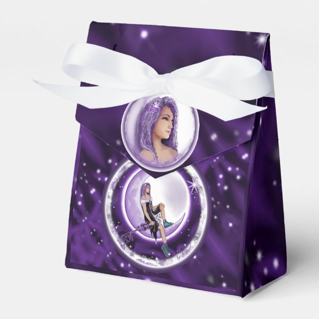 Para Regalos Caja Purple Moon Child Favorito (Front Side)