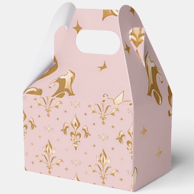 Para Regalos Caja real de regalo con manijas (Reverso )