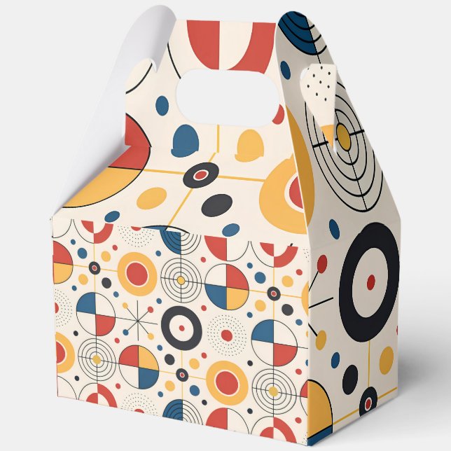 Para Regalos Caja regalo diseño geométrico (Reverso )