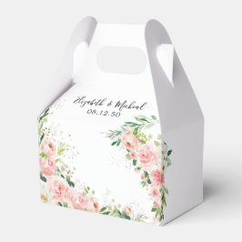 Para Regalos Caja Rubor de Favor de Boda Rosa