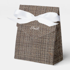Para Regalos Caja Rustic Brown Background Wedding Favor