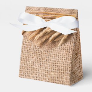 Para Regalos Cajón de papel de carpas caja de favores trigo en