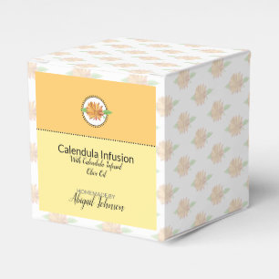 Para Regalos Calendula Marigold Flor Silvestre Bomba Caja de Bo