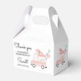 Para Regalos Camión helado verano primer Chica caja de favores 