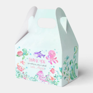 Para Regalos Chapoteo debajo de la caja del favor del