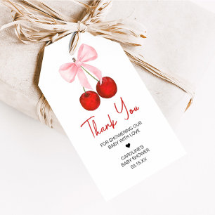 Para Regalos Cherry en las mejores etiquetas de Baby Shower Fav